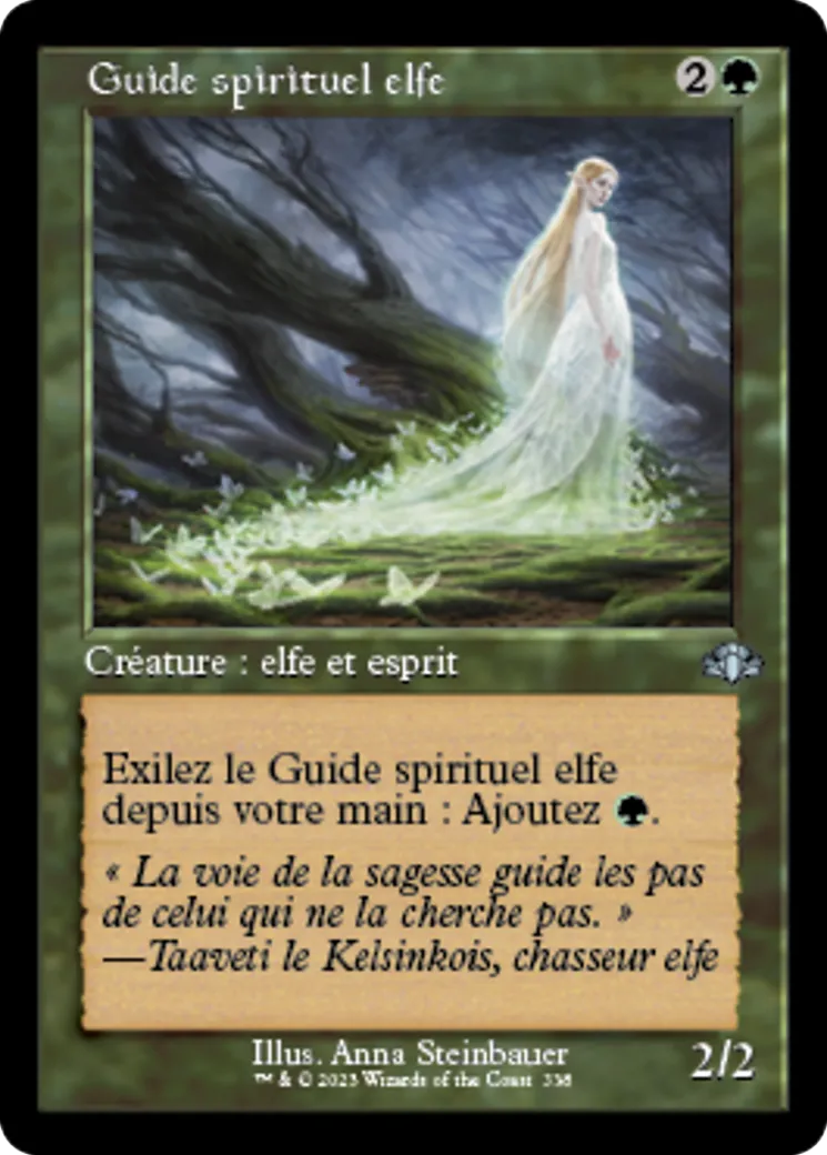 Guide spirituel elfe from Dominaria Remastered - Magic: The Gathering