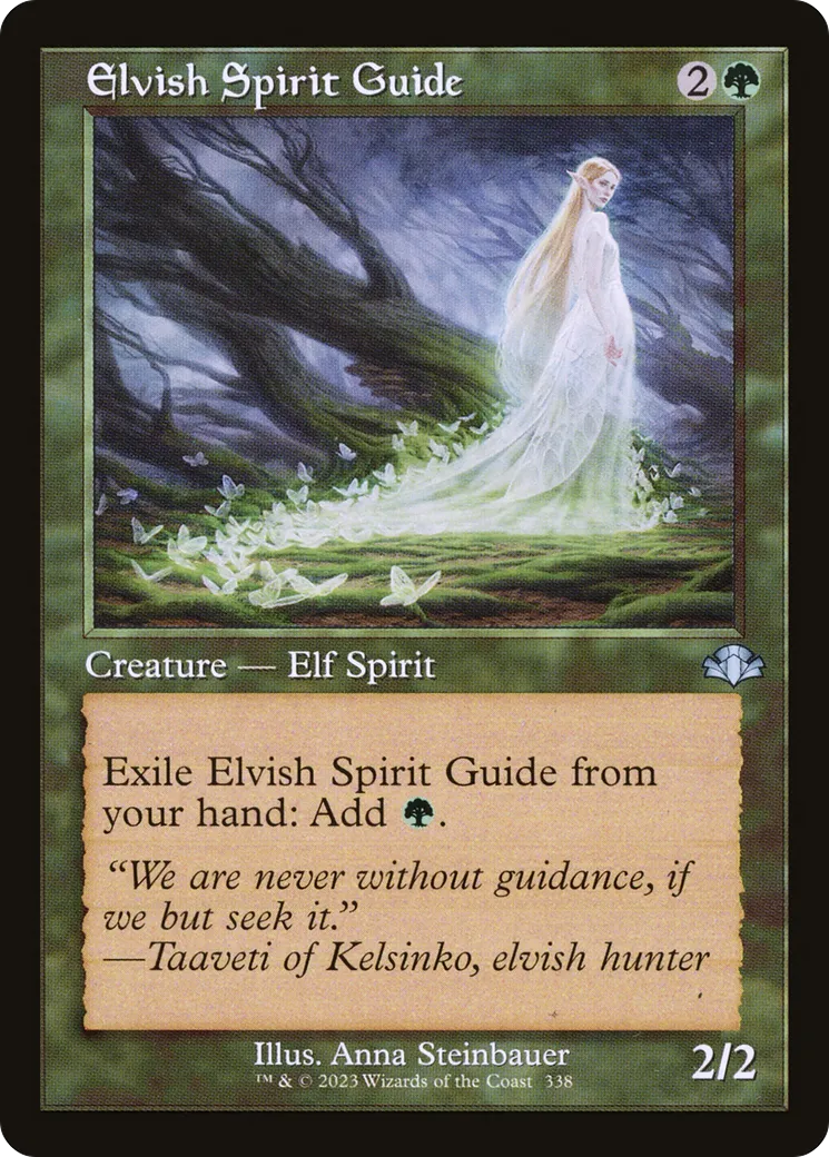 Guide spirituel elfe — Dominaria Remastered — Magic: The Gathering