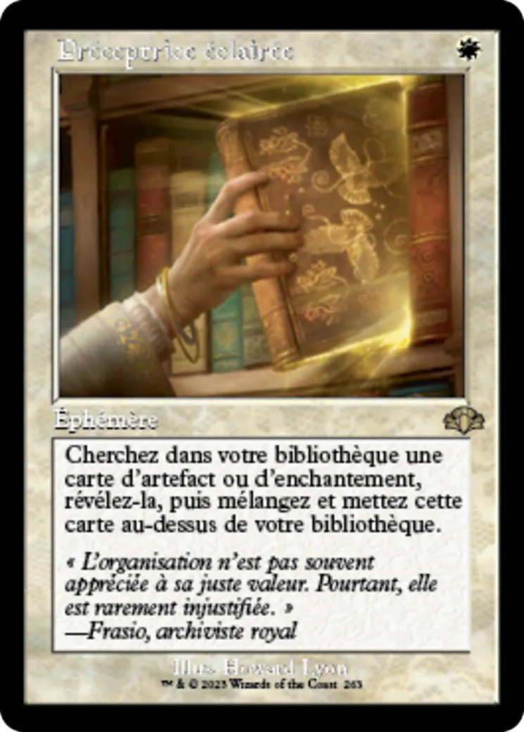 Préceptrice éclairée from Dominaria Remastered - Magic: The Gathering