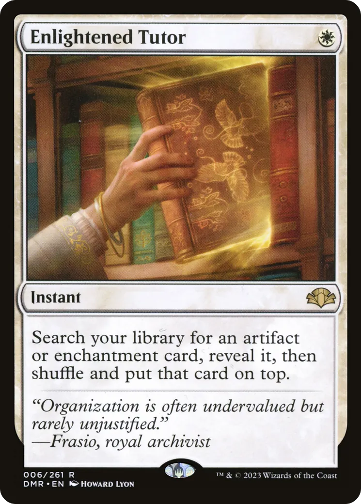 Enlightened Tutor — Dominaria Remastered — Magic: The Gathering