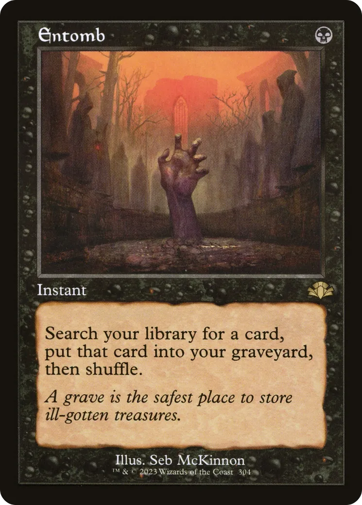 Entomb — Dominaria Remastered — Magic: The Gathering