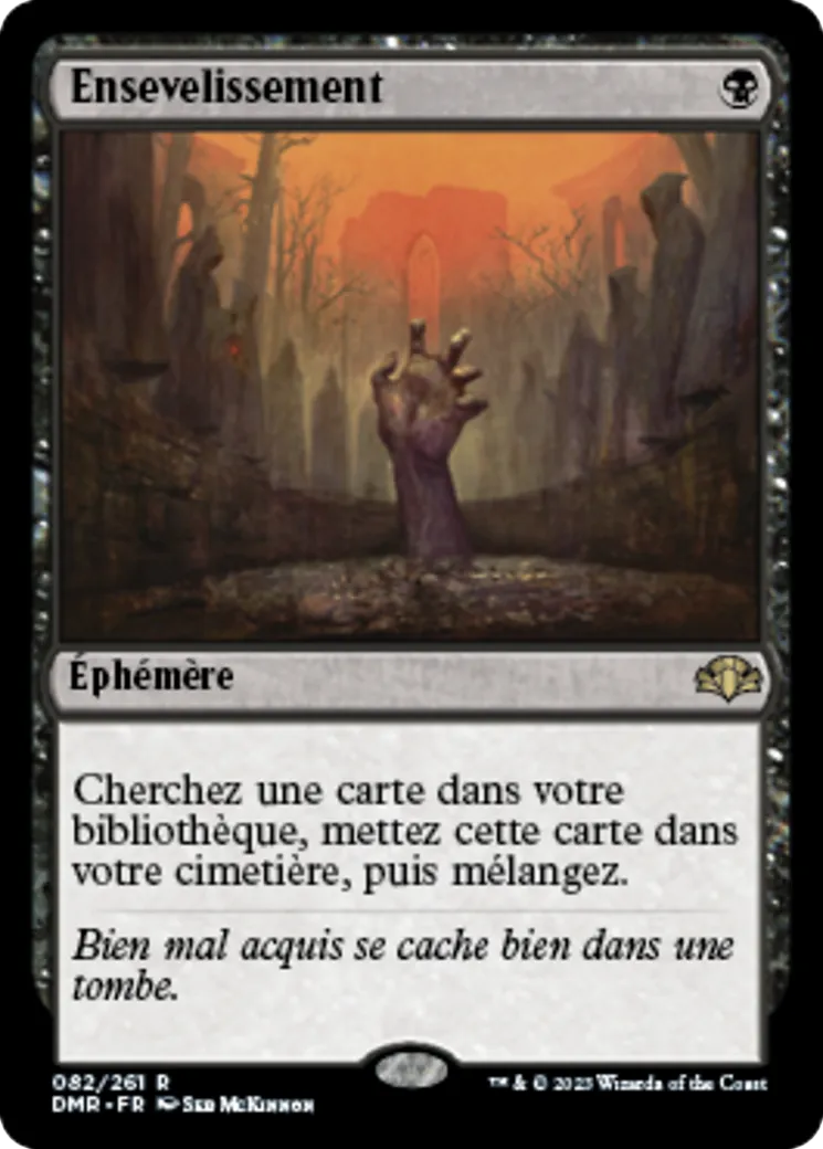 Ensevelissement — Dominaria Remastered — Magic: The Gathering