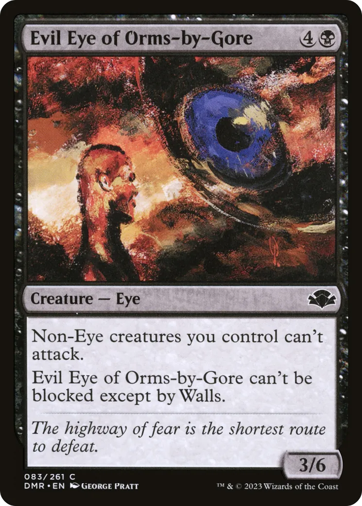 Evil Eye of Orms-by-Gore — Dominaria Remastered — Magic: The Gathering