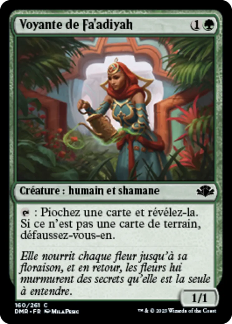 Voyante de Fa'adiyah — Dominaria Remastered — Magic: The Gathering
