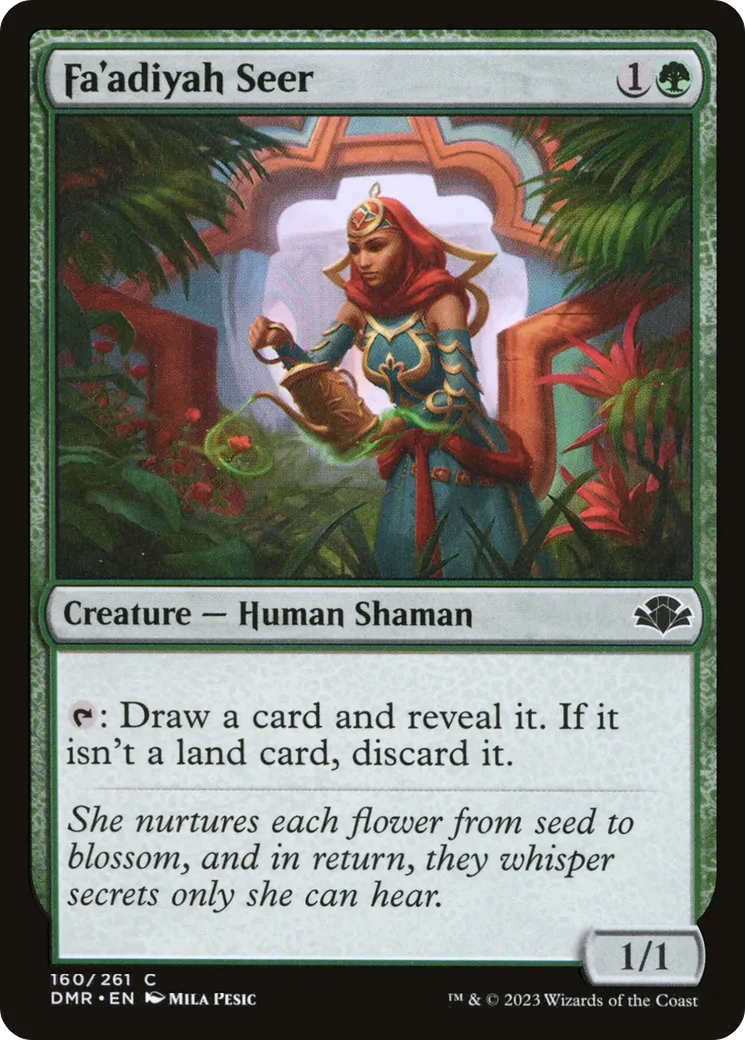 Voyante de Fa'adiyah — Dominaria Remastered — Magic: The Gathering