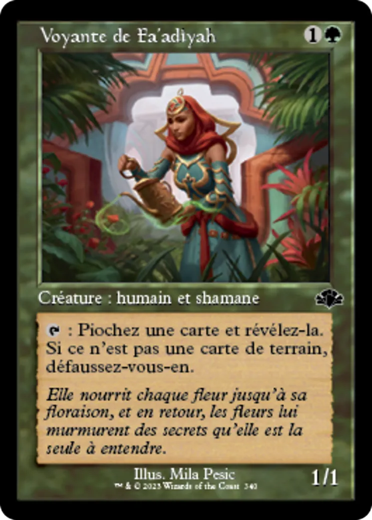 Voyante de Fa'adiyah — Dominaria Remastered — Magic: The Gathering
