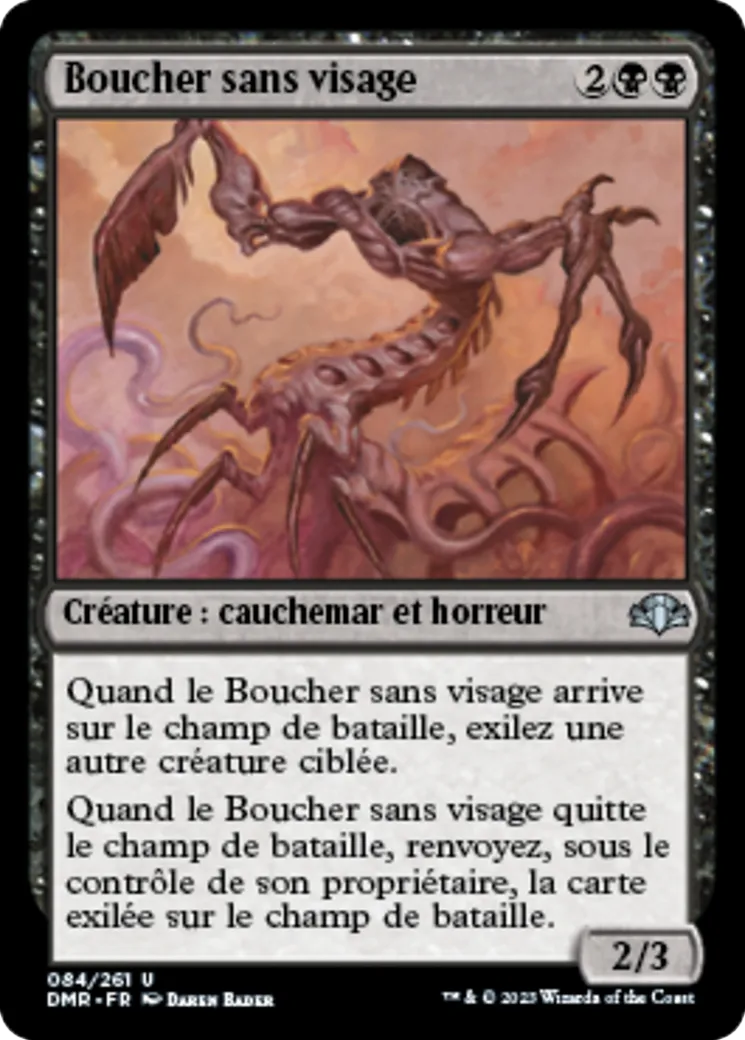 Boucher sans visage from Dominaria Remastered - Magic: The Gathering