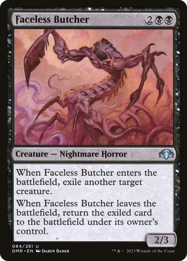 Boucher sans visage — Dominaria Remastered — Magic: The Gathering