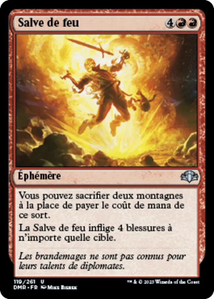Salve de feu — Dominaria Remastered — Magic: The Gathering