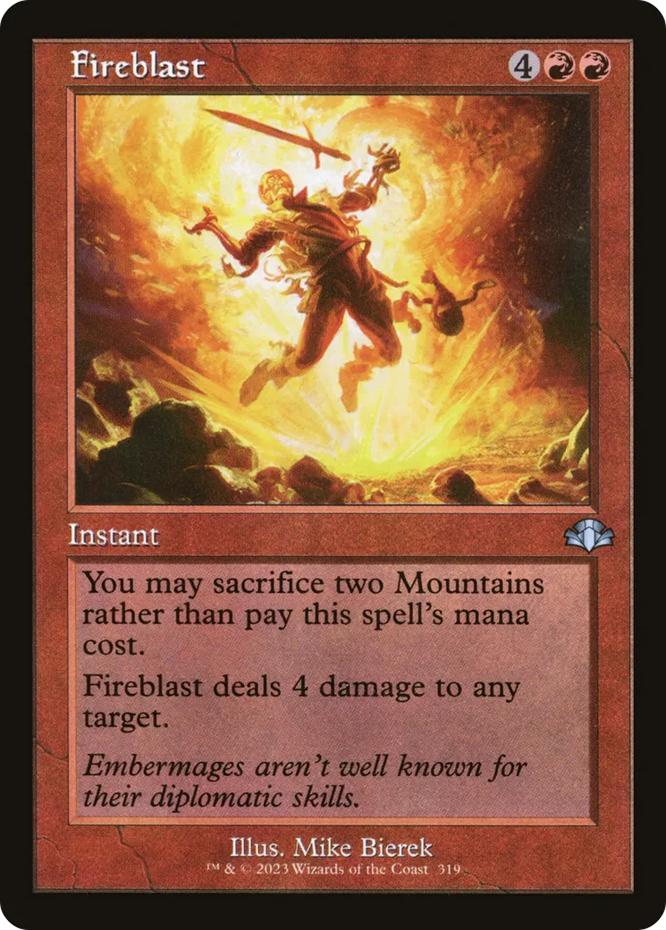Fireblast — Dominaria Remastered — Magic: The Gathering