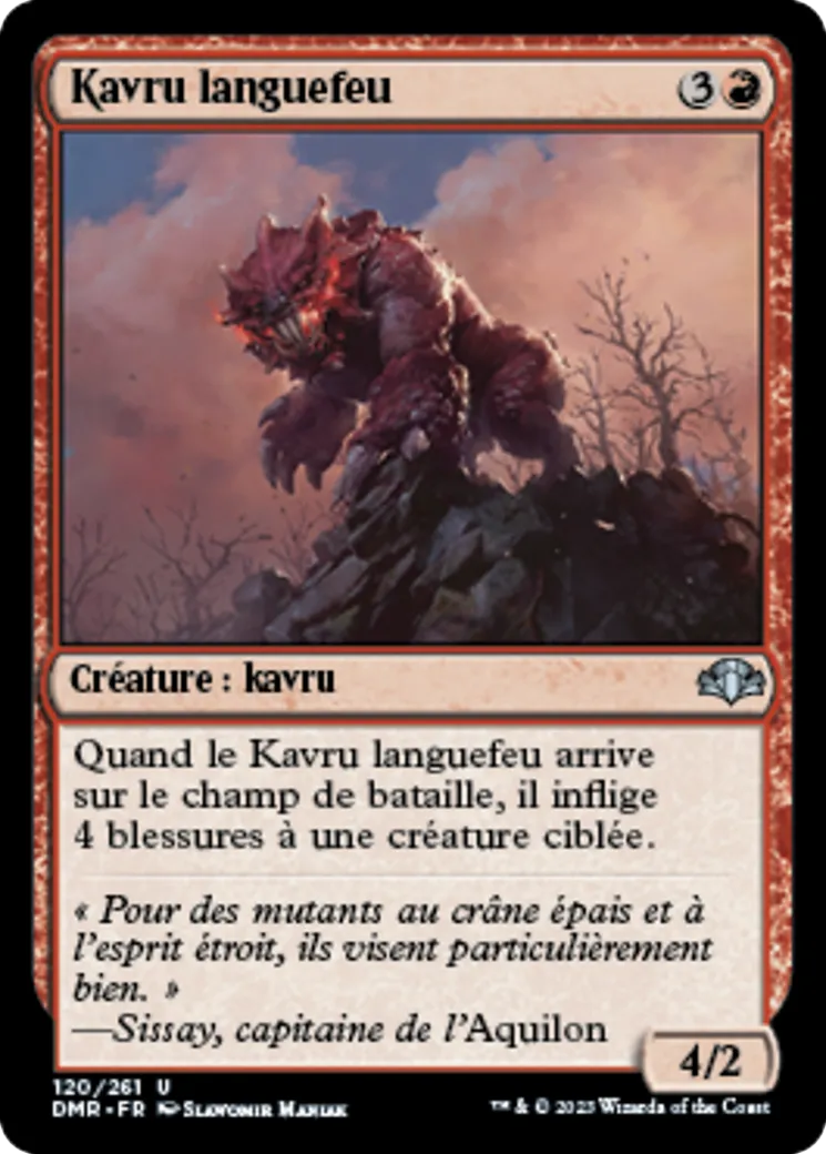 Kavru languefeu — Dominaria Remastered — Magic: The Gathering