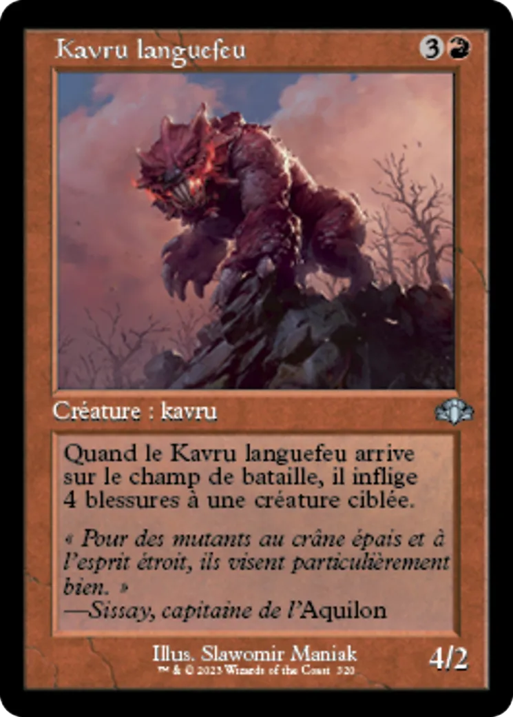Kavru languefeu — Dominaria Remastered — Magic: The Gathering