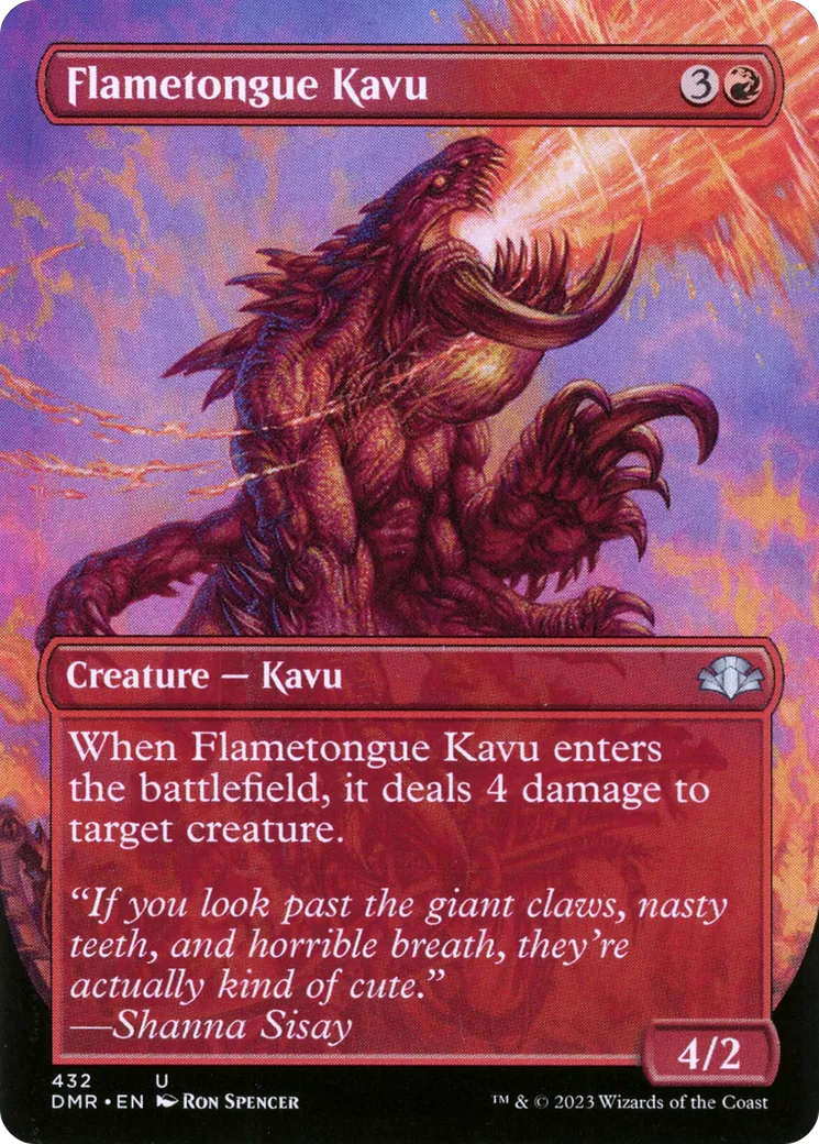 Flametongue Kavu — Dominaria Remastered — Magic: The Gathering