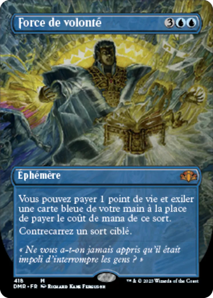 Force de volonté from Dominaria Remastered - Magic: The Gathering