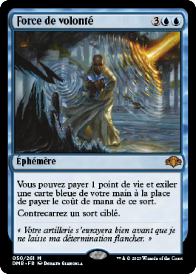 Force de volonté from Dominaria Remastered - Magic: The Gathering