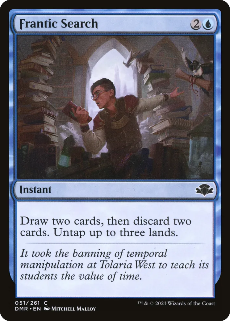 Frantic Search — Dominaria Remastered — Magic: The Gathering