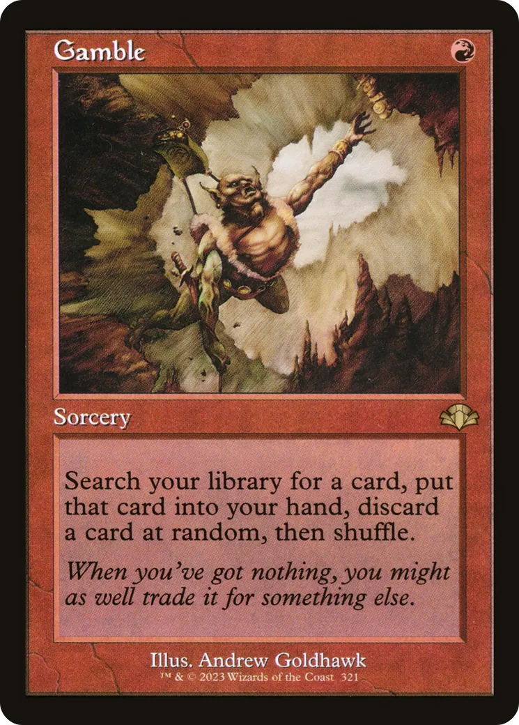 Gamble — Dominaria Remastered — Magic: The Gathering