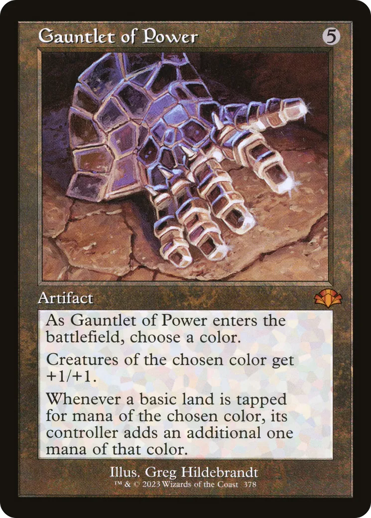 Gauntlet of Power from Dominaria Remastered - Magic: The Gathering