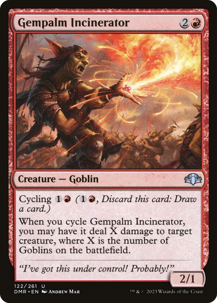 Gempalm Incinerator — Dominaria Remastered — Magic: The Gathering