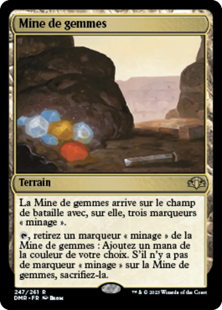 Mine de gemmes — Dominaria Remastered — Magic: The Gathering