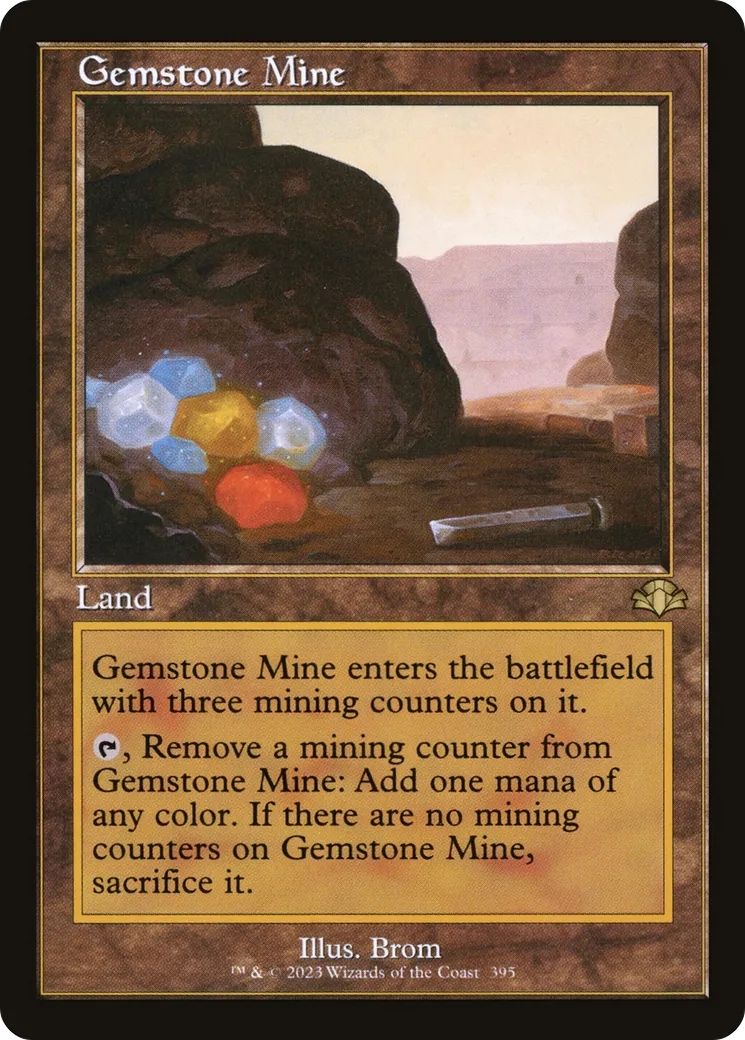 Gemstone Mine — Dominaria Remastered — Magic: The Gathering