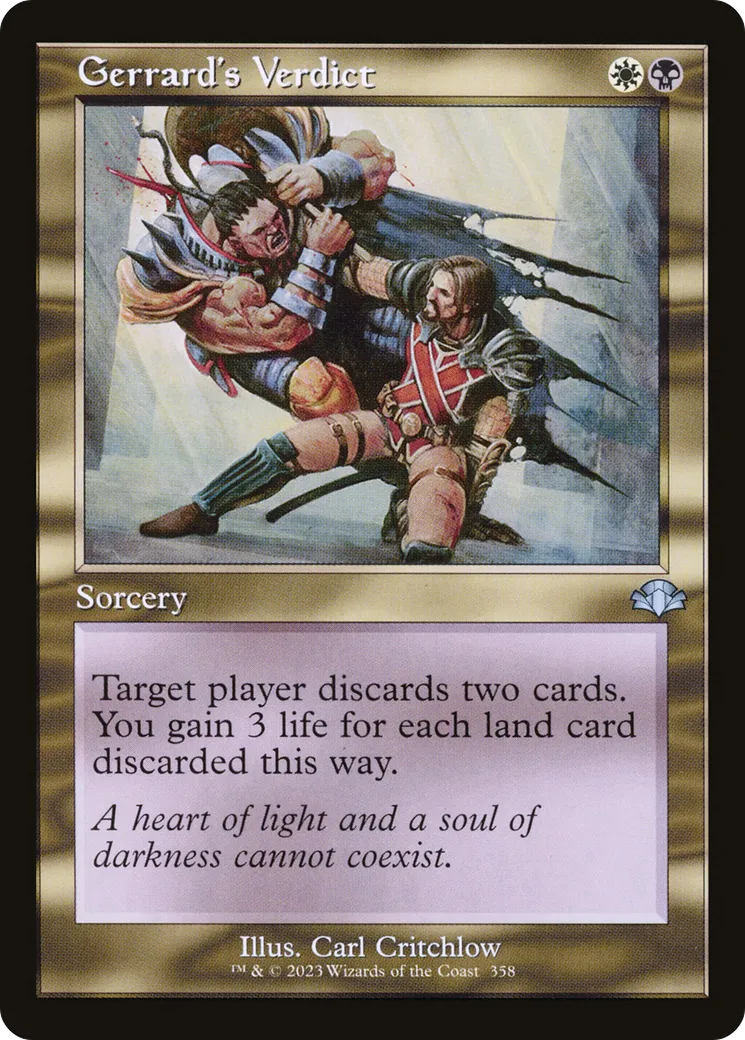 Gerrard's Verdict — Dominaria Remastered — Magic: The Gathering