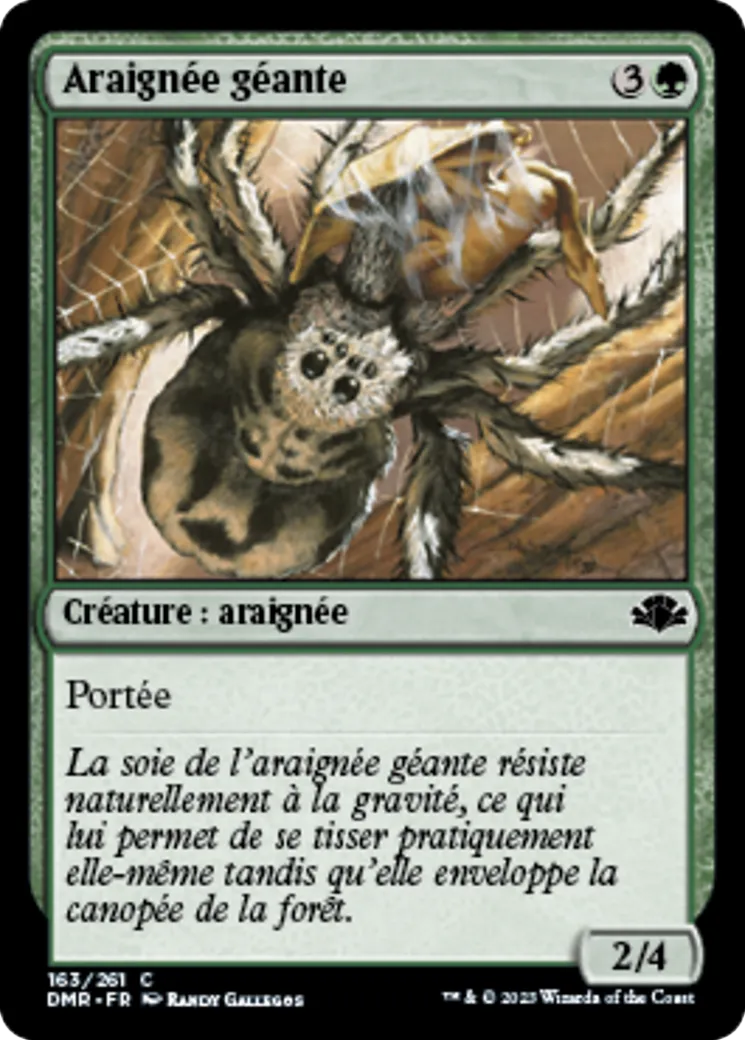 Araignée géante — Dominaria Remastered — Magic: The Gathering