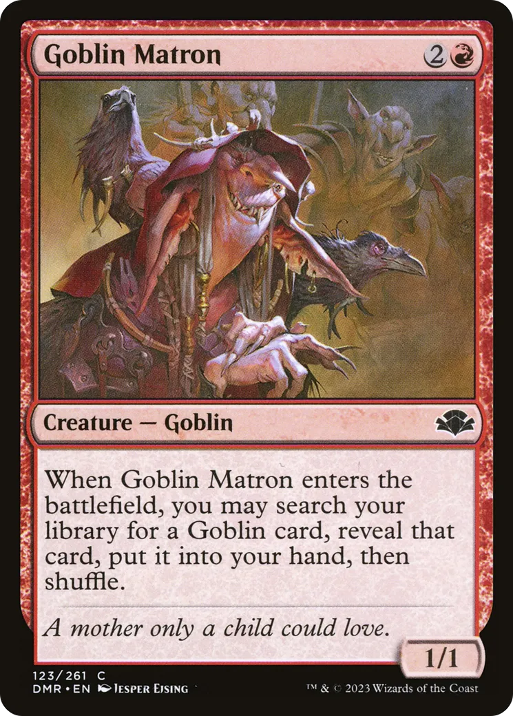 Goblin Matron from Dominaria Remastered - Magic: The Gathering