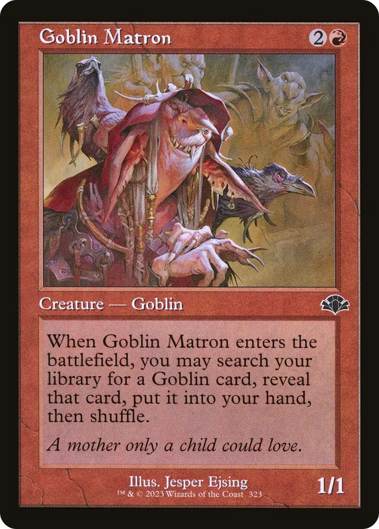 Goblin Matron from Dominaria Remastered - Magic: The Gathering