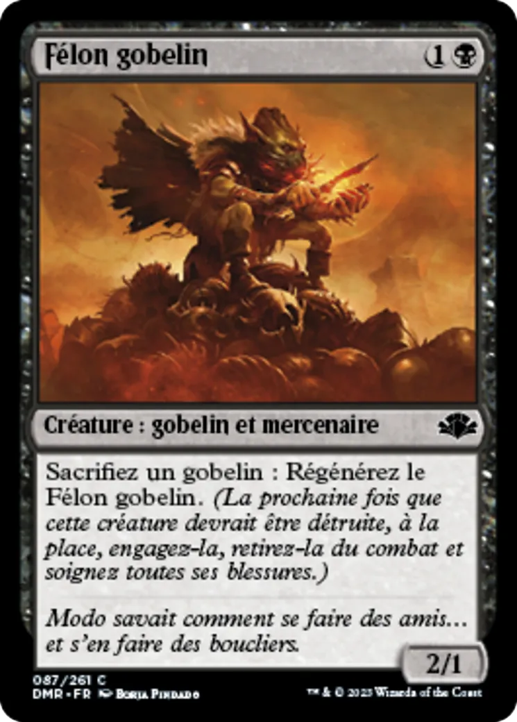 Félon gobelin — Dominaria Remastered — Magic: The Gathering