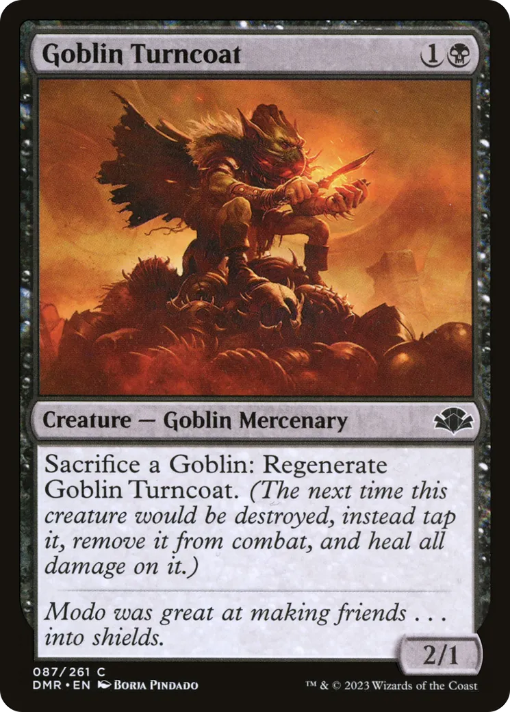 Goblin Turncoat — Dominaria Remastered — Magic: The Gathering