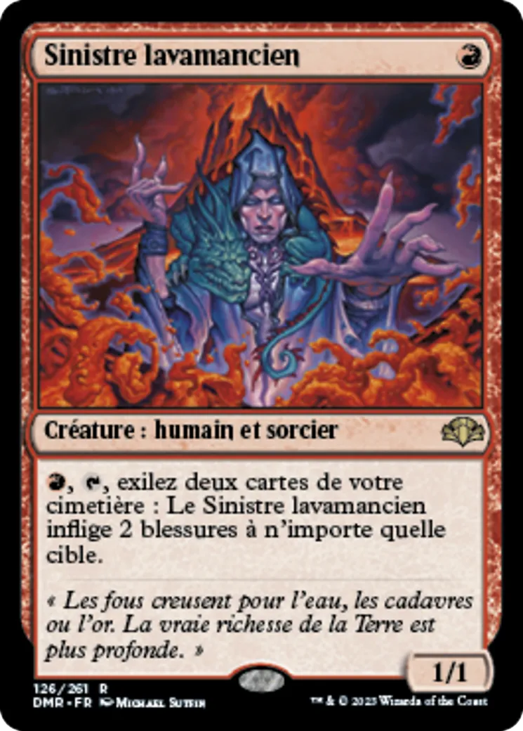 Sinistre lavamancien — Dominaria Remastered — Magic: The Gathering