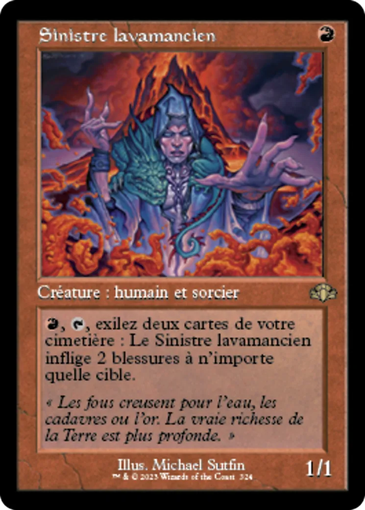Sinistre lavamancien — Dominaria Remastered — Magic: The Gathering