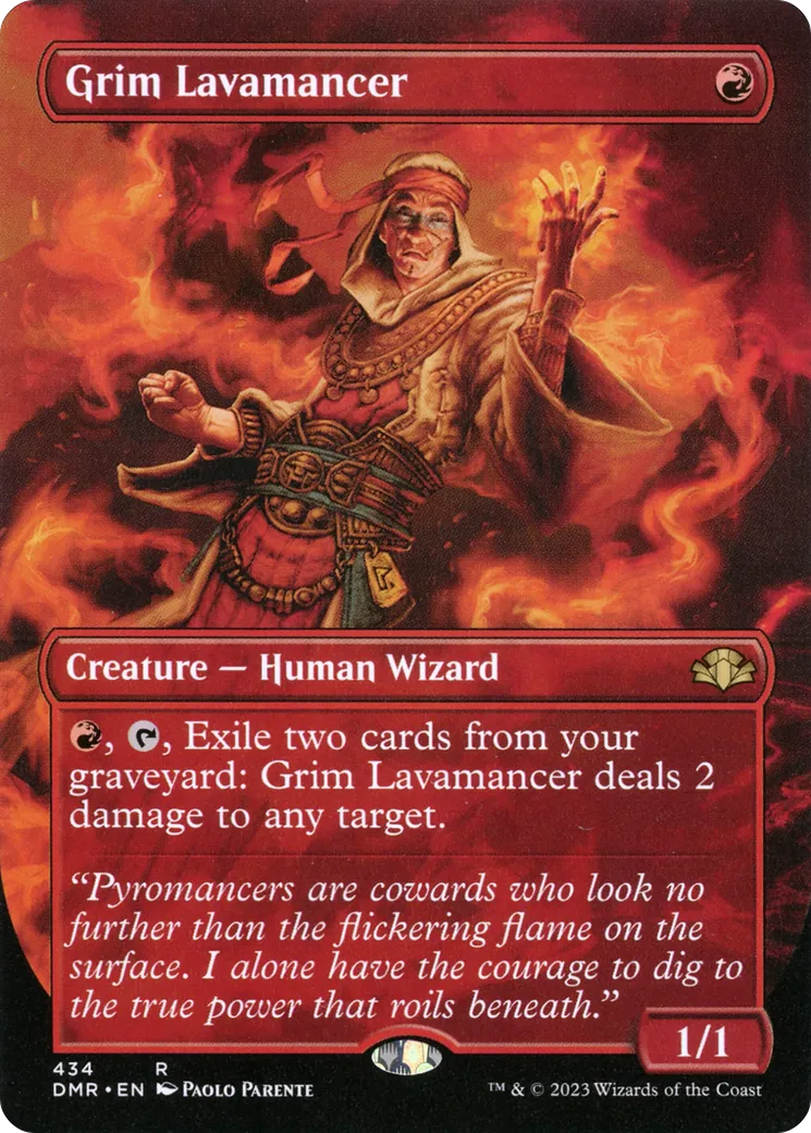 Grim Lavamancer — Dominaria Remastered — Magic: The Gathering