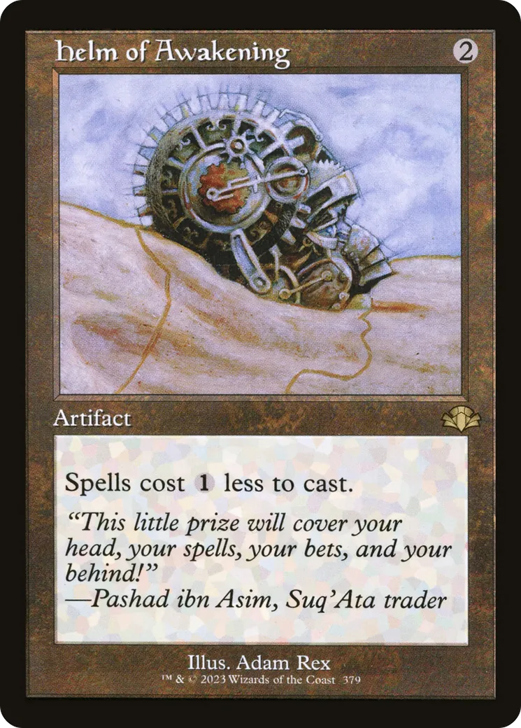 Helm of Awakening from Dominaria Remastered - Magic: The Gathering