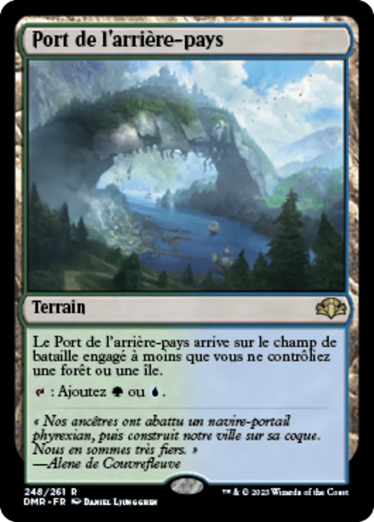 Port de l'arrière-pays from Dominaria Remastered - Magic: The Gathering