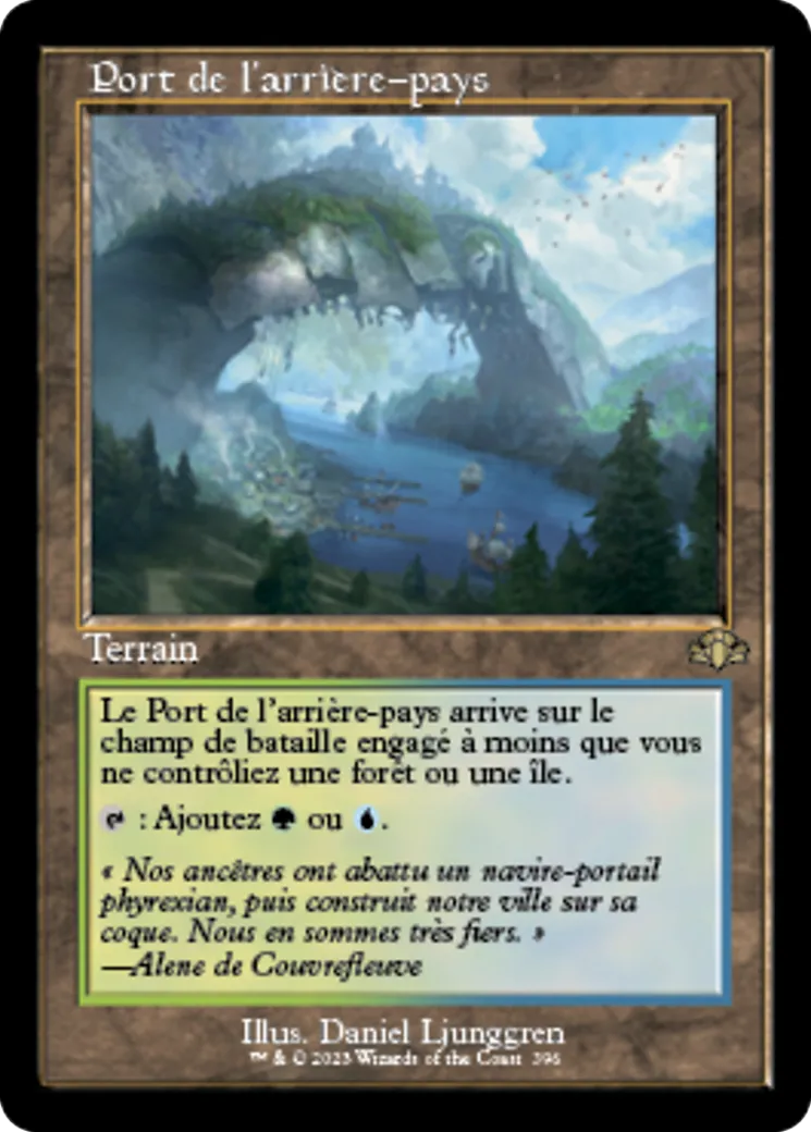 Port de l'arrière-pays — Dominaria Remastered — Magic: The Gathering