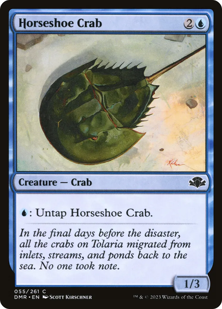 Horseshoe Crab — Dominaria Remastered — Magic: The Gathering