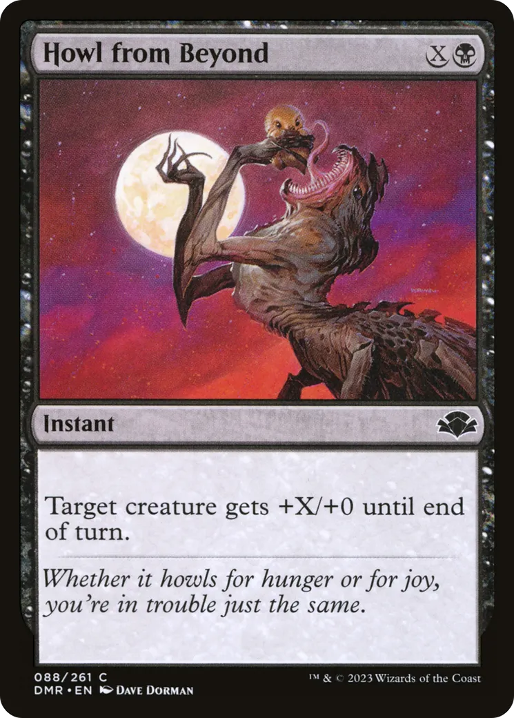 Howl from Beyond — Dominaria Remastered — Magic: The Gathering