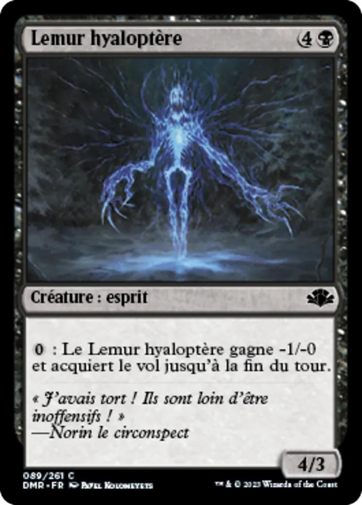 Lemur hyaloptère — Dominaria Remastered — Magic: The Gathering