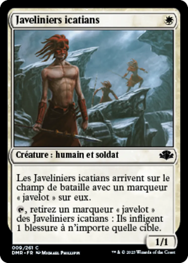 Javeliniers icatians — Dominaria Remastered — Magic: The Gathering