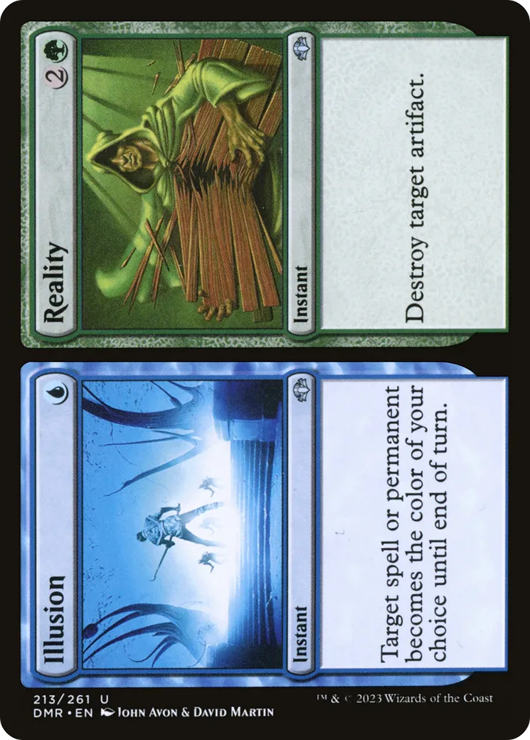 Illusion // Reality — Dominaria Remastered — Magic: The Gathering
