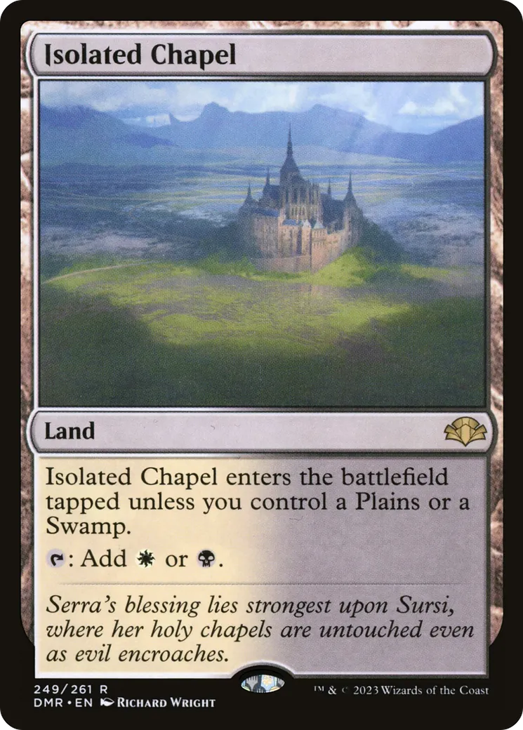 Isolated Chapel — Dominaria Remastered — Magic: The Gathering