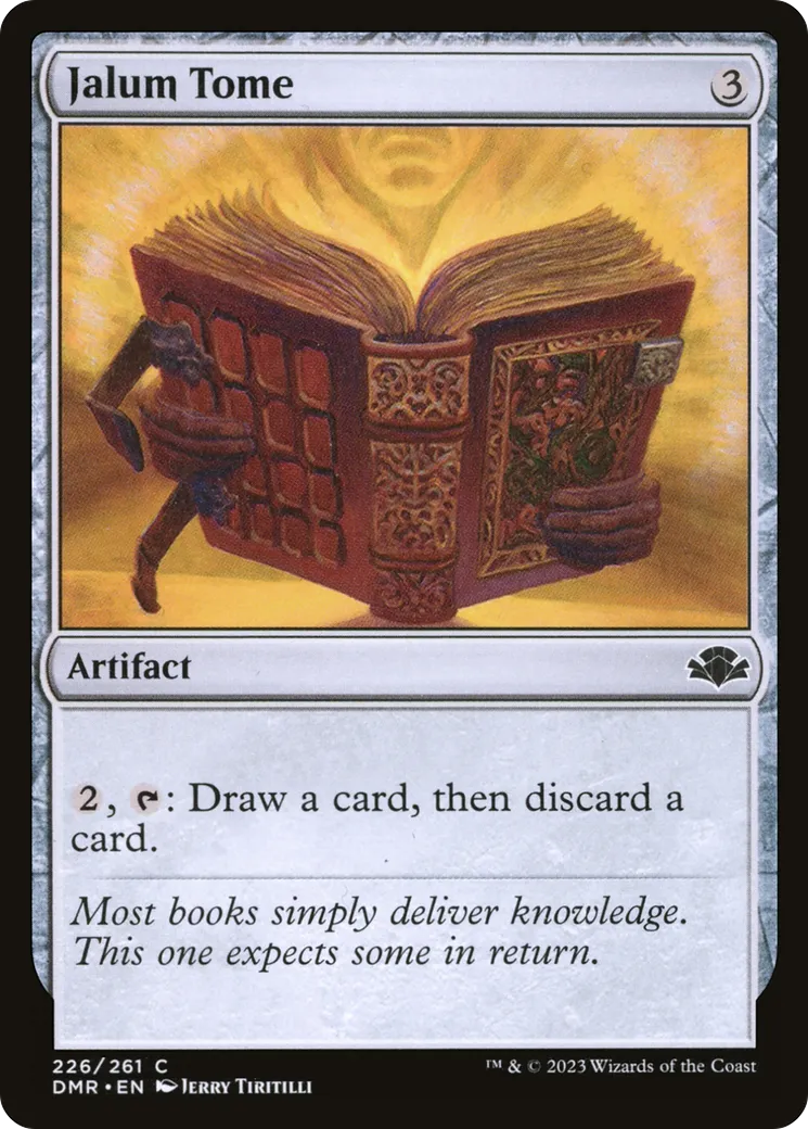 Jalum Tome from Dominaria Remastered - Magic: The Gathering