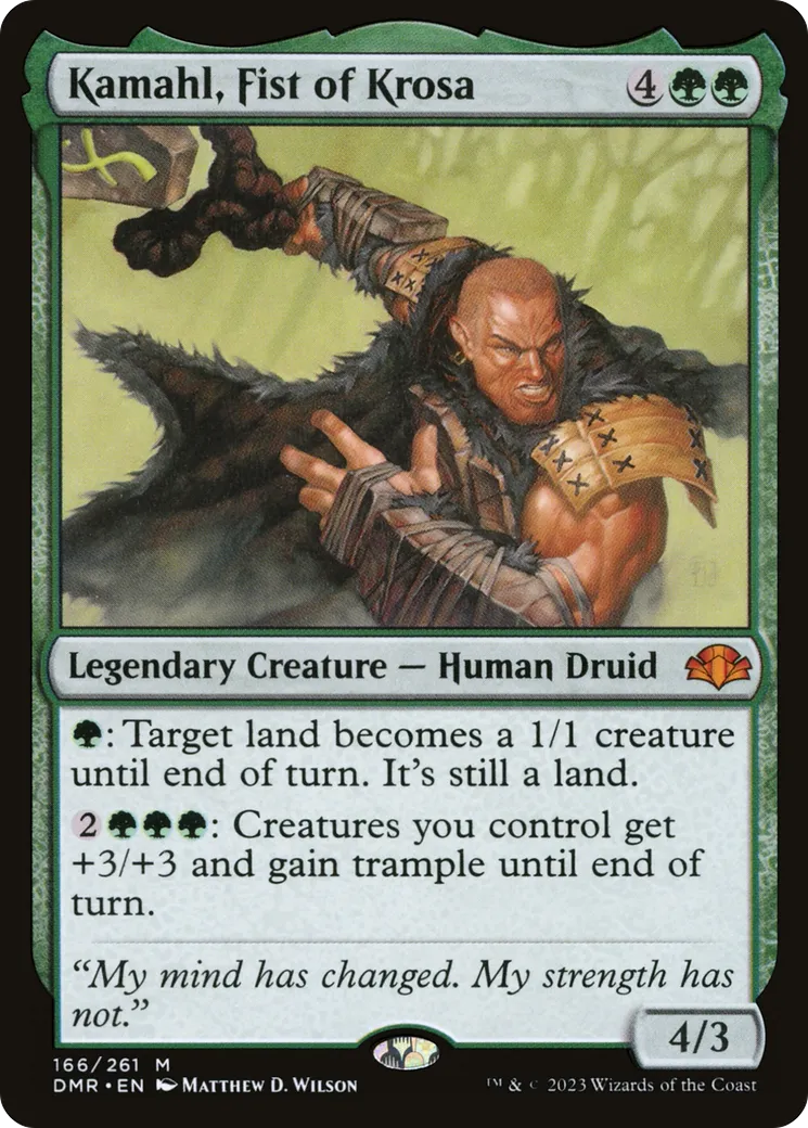 Kamahl, Fist of Krosa — Dominaria Remastered — Magic: The Gathering