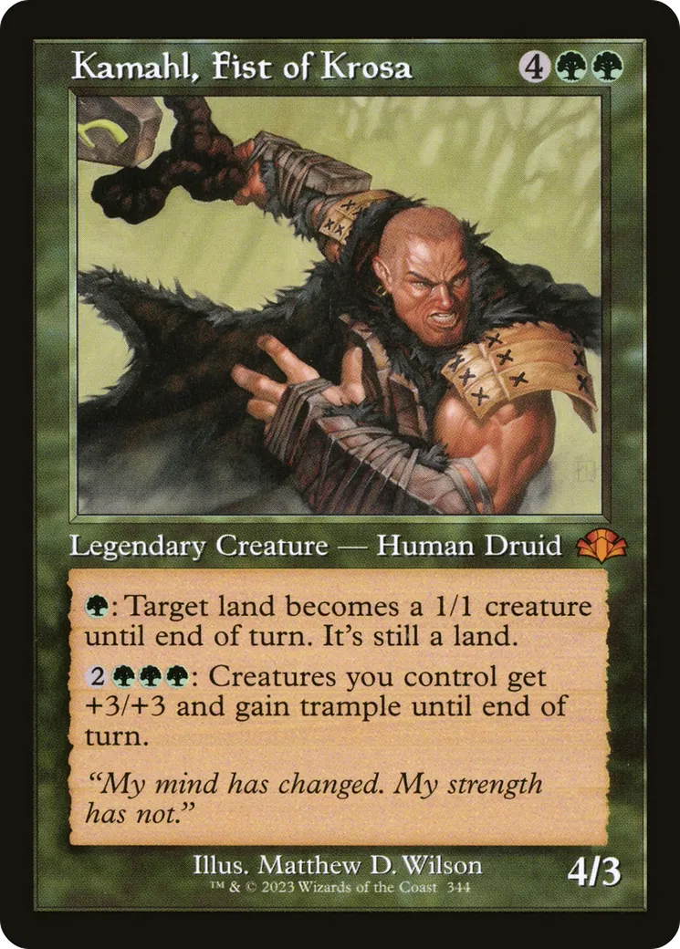 Kamahl, Fist of Krosa — Dominaria Remastered — Magic: The Gathering
