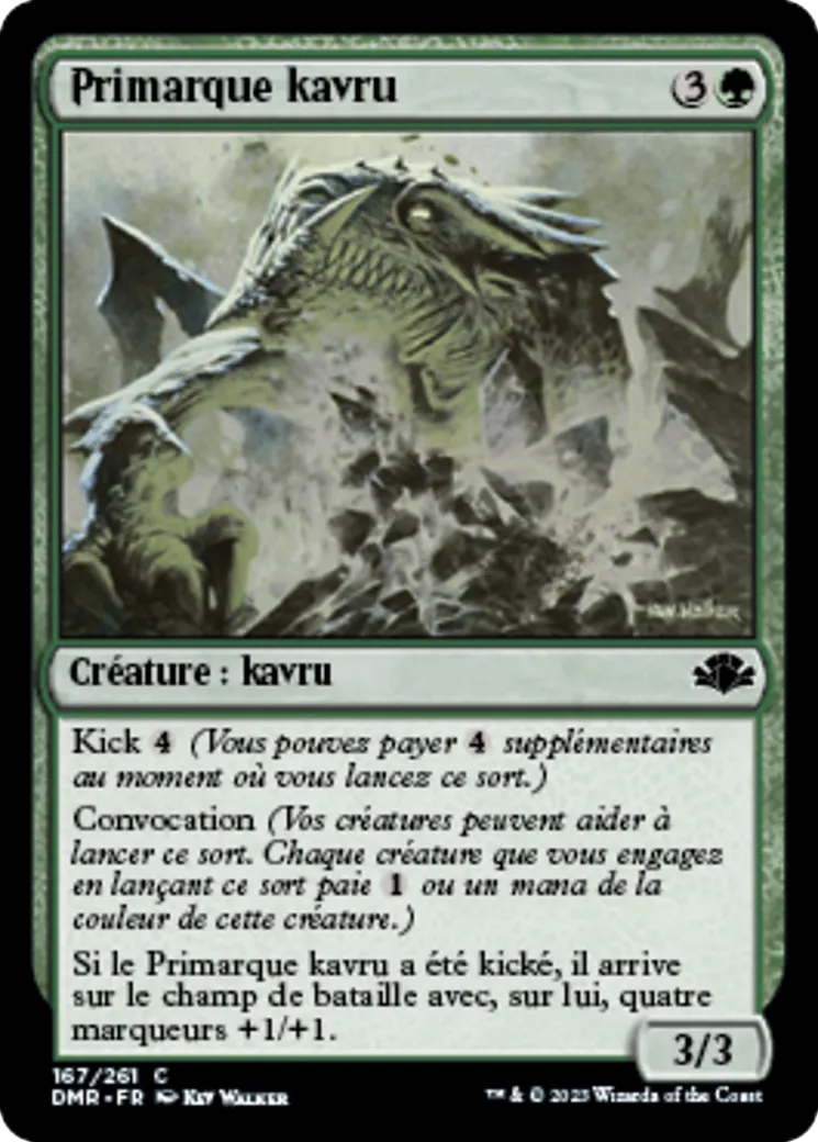 Primarque kavru — Dominaria Remastered — Magic: The Gathering