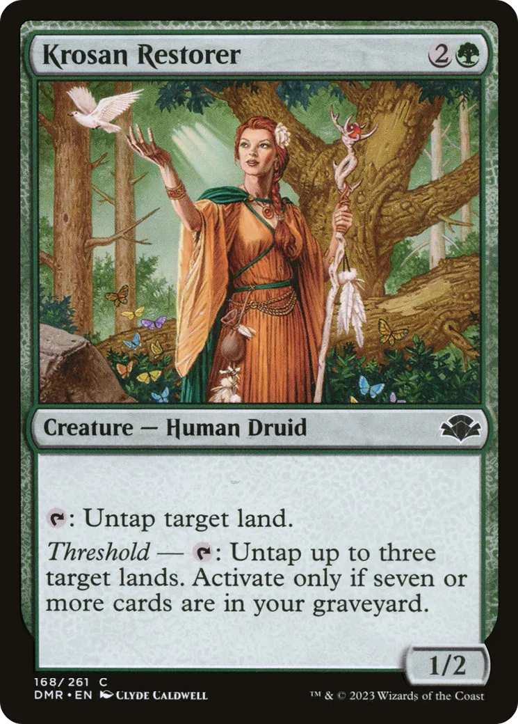 Krosan Restorer — Dominaria Remastered — Magic: The Gathering