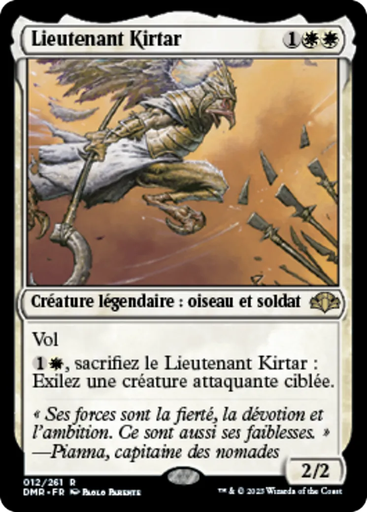 Lieutenant Kirtar — Dominaria Remastered — Magic: The Gathering