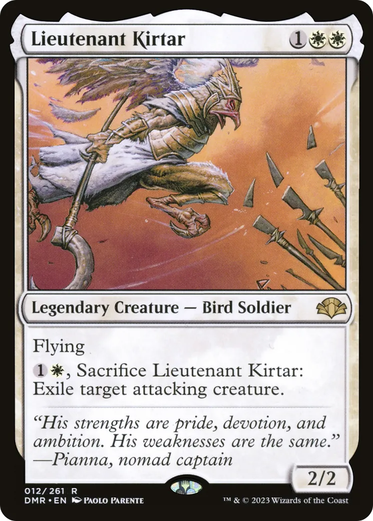 Lieutenant Kirtar — Dominaria Remastered — Magic: The Gathering